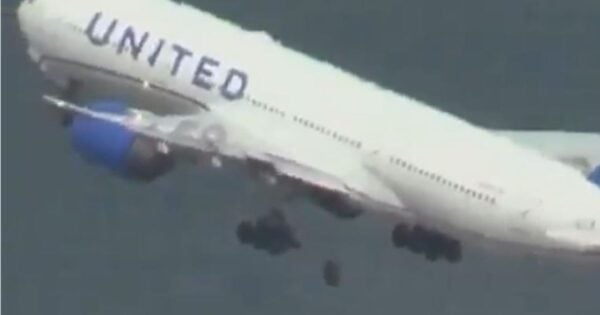 A United Airlines Boeing 777 lost a tire Thursday as it took off from San Francisco International Airport.